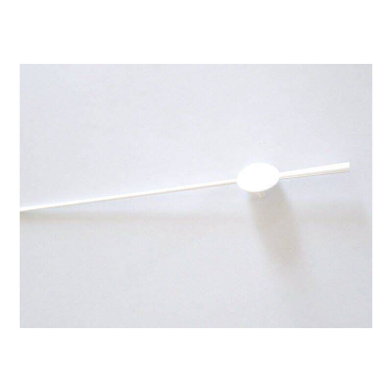 Trotteuse plastique blanche lg 75 mm