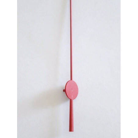 Trotteuse plastique rouge lg 75 mm