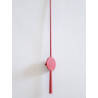 Trotteuse plastique rouge lg 60 mm