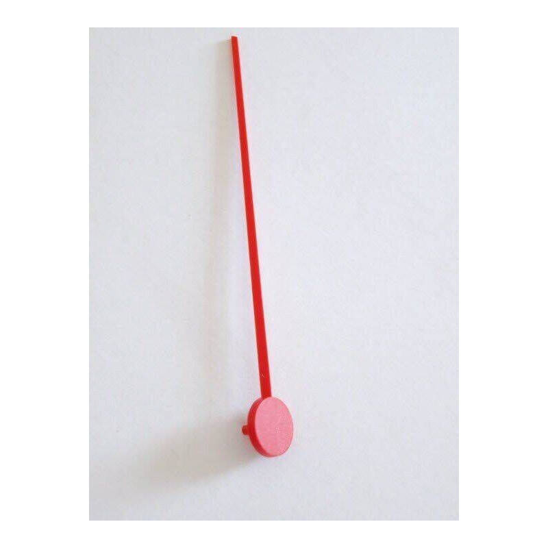 Trotteuse plastique rouge lg 68 mm Trotteuse plastique rouge lg 68 mm