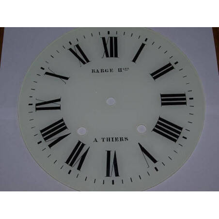 Cadran pour oeil de boeuf en verre diametre 24 cm