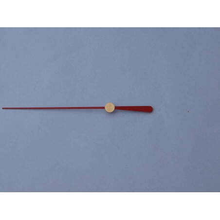 Trotteuse acier rouge lg 100 mm