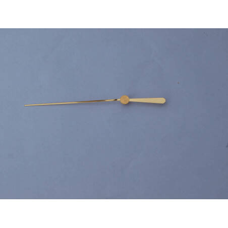 Trotteuse acier dorée lg 72 mm