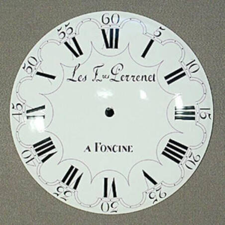 cadran oeil de boeuf de pendule DE COMTOISE