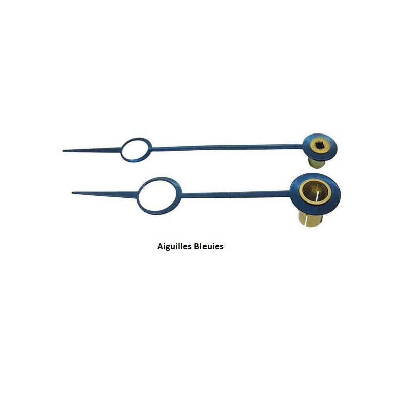 Aiguilles de pendule BREGUET bleues Aiguilles de pendule BREGUET bleues