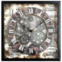 Pendule murale à quartz animée