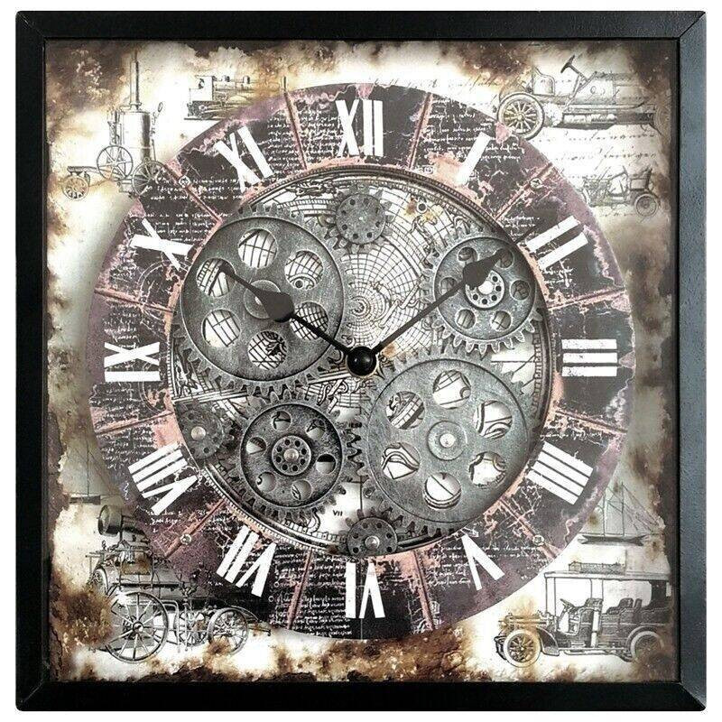 Pendule murale à quartz animée
