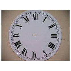 CADRAN ROND METAL CREME ROMAIN 406mm